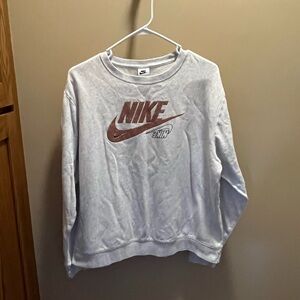 Nike Crewneck with Bold Red Logo
